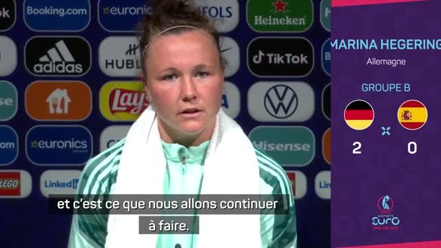 Euro 2022 (F) - Hegering : Nous allons être confrontées à des défis vraiment difficiles