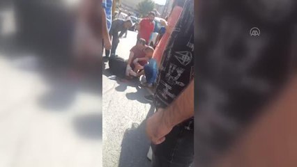 Esenler'de çöp kamyonunun altında kalan kişi ağır yaralandı