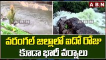 వరంగల్ జిల్లాలో ఐదో రోజు కూడా భారీ వర్షాలు || Heavy Rains in Warangal District || ABN Telugu