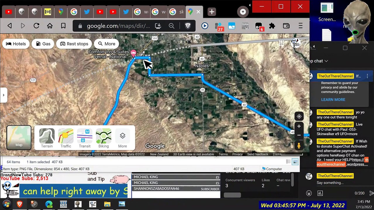 Live UFO chat with Paul --053- Skinwalker e9 UFO+more - 1080p~-Pt2