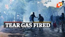 Sri Lanka Emergency - Tear Gas Used To Disperse Protestors