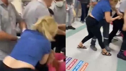 Acil serviste hasta yakınları kavga etti