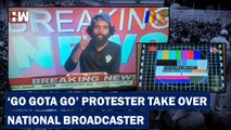 Go Gota Go' Protesters Take Over National TV of Sri Lanka After Ranil Wickremsinghe Made Acting Prez