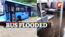 Flash Flood In Himachal - Bus Terminal Flooded