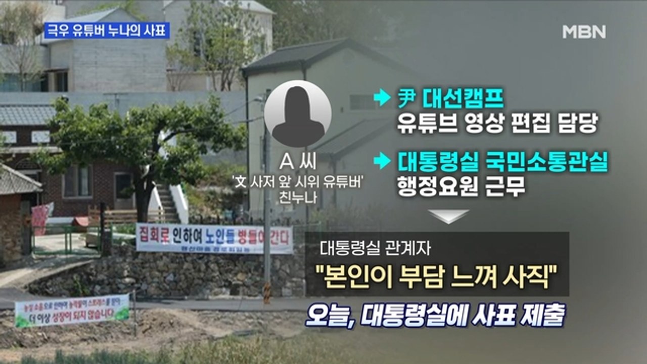 [MBN 뉴스와이드] 극우 유튜버 누나, 대통령실 사표 / 북송 사진 공개, 왜 지금...