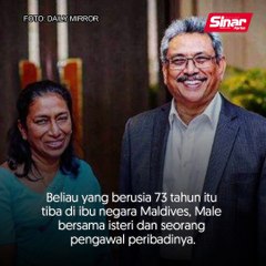 Presiden Sri Lanka ‘Cabut’ ke Maldives!