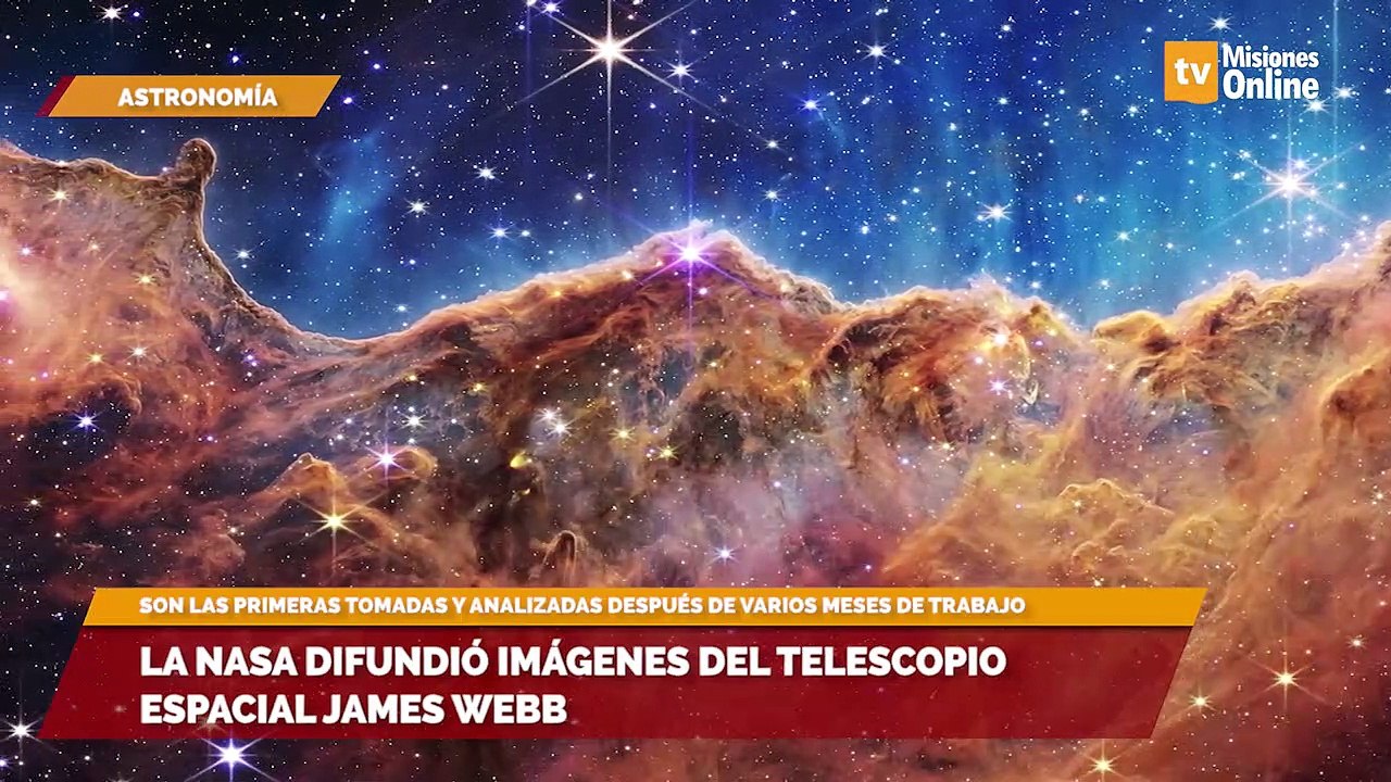 La Nasa difundió imágenes del telescopio espacial james webb