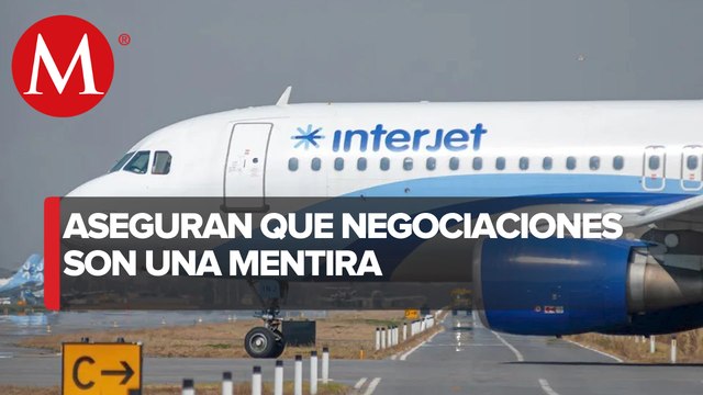 Trabajadores en huelga de Interjet niegan avance en negociaciones