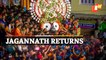 Rath Yatra - Lord Jagannath's Pahandi As He Returns To Srimandir In Nilardri Bije