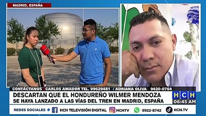 Familiares descartan que hondureño se haya lanzado a las vías del tren en España