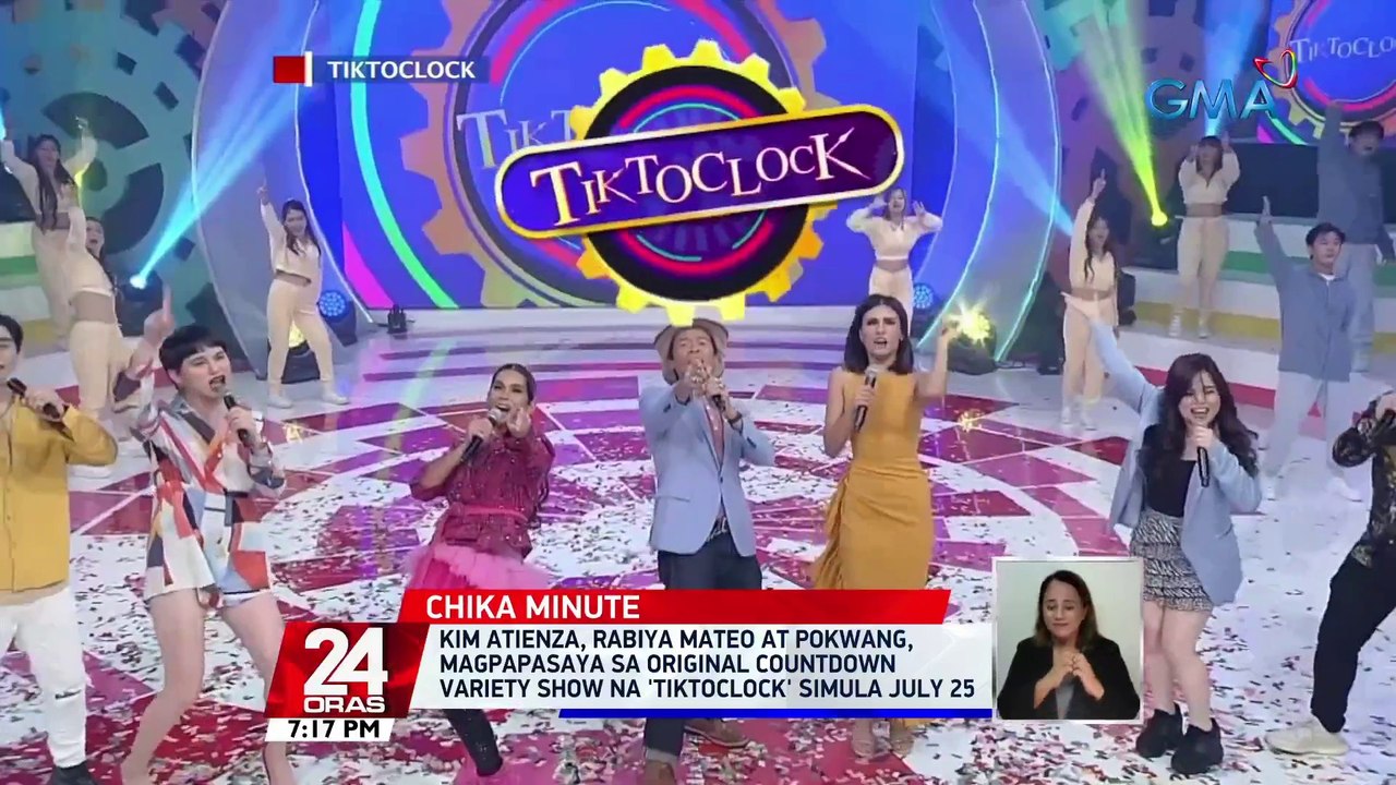 Kim Atienza, Rabiya Mateo at Pokwang, magpapasaya sa original countdown variety show na 'TiktoClock' | 24 Oras