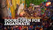 Rath Yatra - Temple Doors Open For Jagannath After He Appeases Laxmi With Rasagola