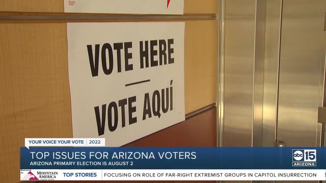 Top issues for Arizona voters