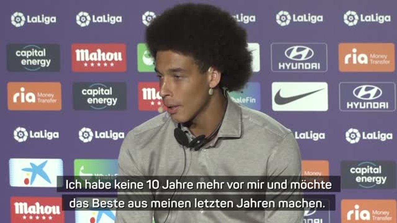Witsel bei Atletico: 'Anders als in Dortmund'