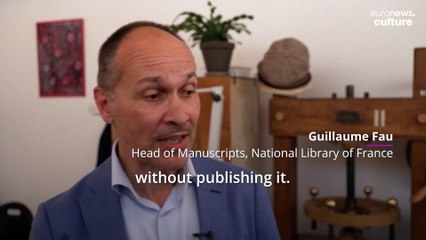 No time to lose: This unseen Proust manuscript is being painstakingly restored