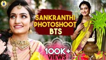 Sankranthi Photoshoot BTS _ Traditional Photoshoot _ Vaishnavi R B
