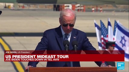 REPLAY: Biden vows 'to advance Israel's integration' in Middle East