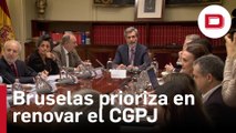 Bruselas ve «prioritario» renovar el CGPJ y exige una reforma «inmediatamente después»