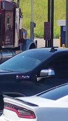 Truck Driver Loses Tire and Takes Out a Hydrant