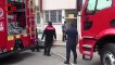 Sivas'ta apartmandaki yangında mahsur kalanlar itfaiye merdiveni ile kurtarıldı