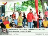 Productores de Barinas reciben títulos de tierra por parte del Instituto Nacional de Tierras