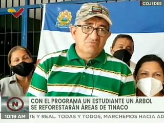 Cojedes | "Un Estudiante un Árbol" implementa plan de reforestación en liceos del mcipio. Tinaco