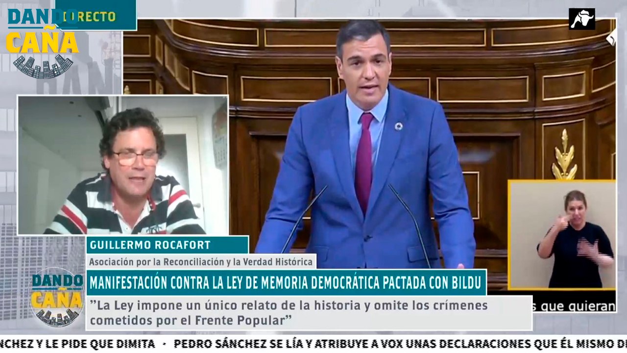 Guillermo Rocafort: 'Que el PSOE vaya de la mano de ETA con esta ley de memoria demuestra su esquizofrenia'
