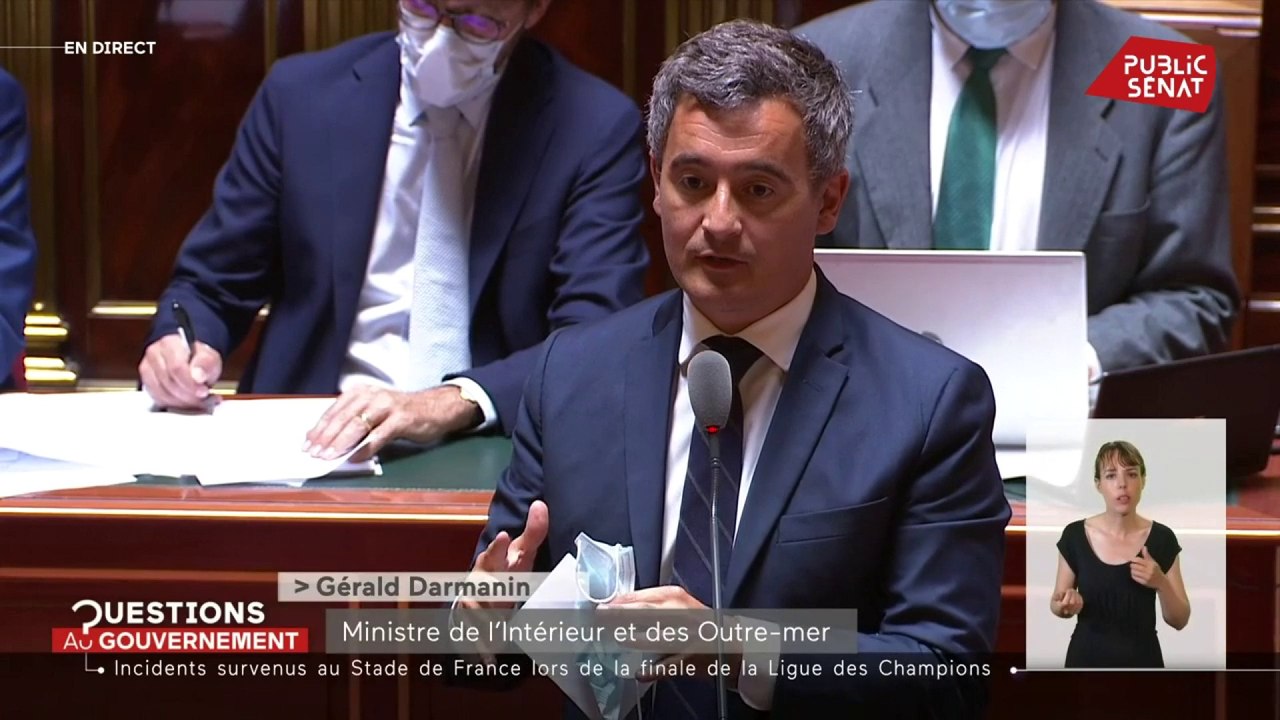 Incidents au Stade de France : « Nous suivrons les recommandations du Sénat», assure Gérald Darmanin