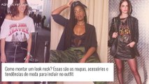 Como montar um look rocker? Essas são as roupas, acessórios e tendências de moda para incluir no outfit