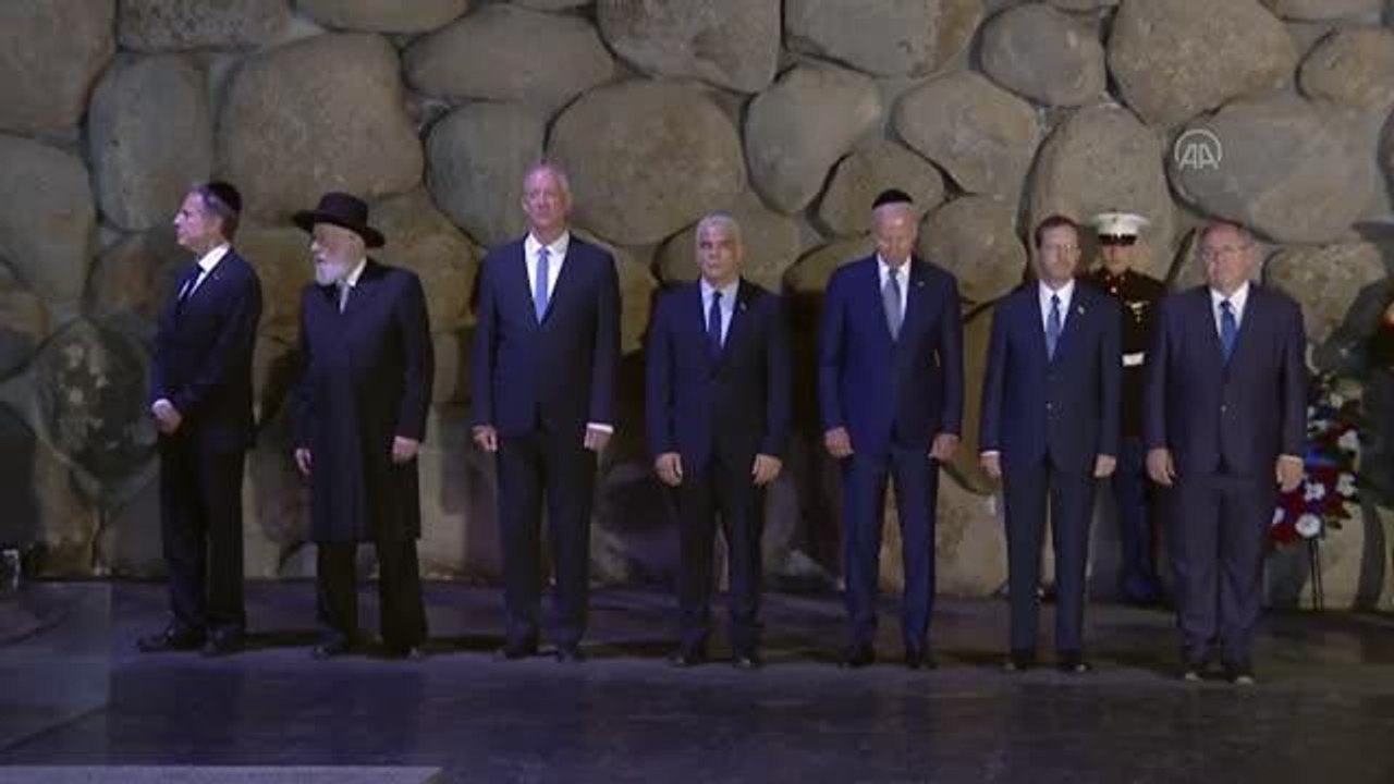 ABD Başkanı Biden " Holokost Tarih Müzesi Yad Vaşem'i ziyaret etti