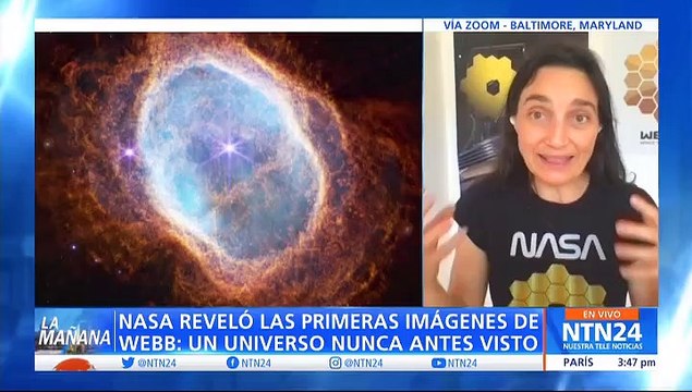 NASA reveló nuevas imágenes de alta definición tomadas por el telescopio James Webb