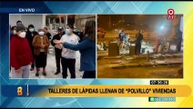 Chorrillos: Denuncian que talleres de lápidas llenan de “polvillo” viviendas