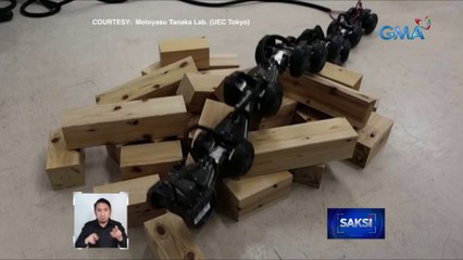 Snake-shaped robot, naimbento para makatulong tuwing may mga kalamidad | Saksi