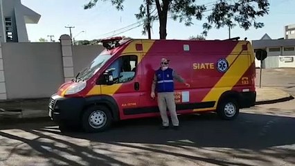 Motociclista fica ferido em acidente no Maria Luiza