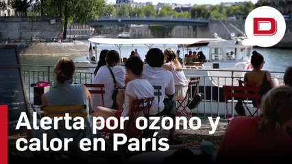 Paris en alerta por la contaminación de ozono unido a la ola de calor