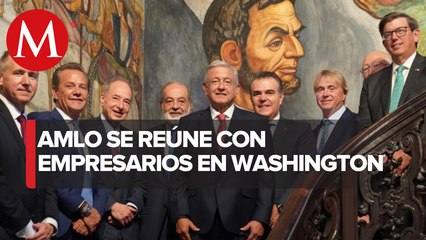 En espera de conferencia de prensa tras reunión de AMLO con empresario en EU