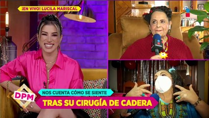 Lucila Mariscal habla EN VIVO tras su operación de cadera