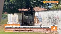 Após queda de muro de estádio no centro de Cajazeiras população cobra início da obra