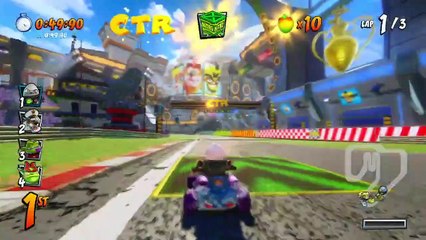 Télécharger la video: Turbo Track CTR Challenge Letters Locations - Crash Team Racing Nitro-Fueled