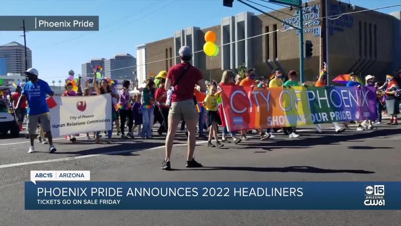 Phoenix Pride announces performers for 2022 festival