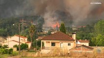 Portugal | Más de veinte fuegos activos mantienen en jaque a bomberos y proteccion civil