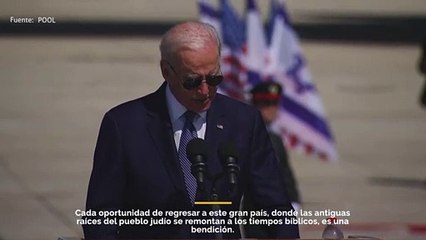 Biden en Tel Aviv: "la conexión entre el pueblo israelí y el pueblo estadounidense es profunda"