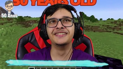 Minecraft em Diferentes Idades...