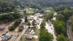 Aerial video captures devastation from flooding in Southwest Virginia