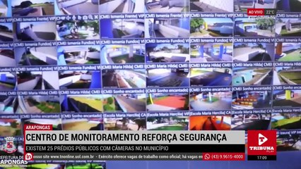 Download Video: Centro de monitoramento reforça segurança pública de Arapongas