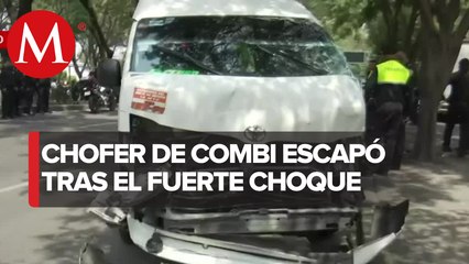 Volcadura en Azcapotzalco deja al menos 10 lesionados