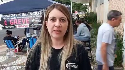 Greve dos trabalhadores da saúde está mantida em Umuarama, mas serviços não pararam