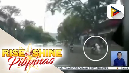 Paghablot ng cellphone sa Cebu City, nakunan ng dash cam