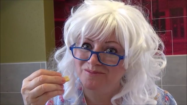 Toy Freaks Granny McDonalds Happy Meal Lucky Day Ring Claw Machine Soda