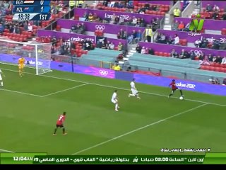 الشوط الأول من مباراة - مصر و نيوزيلندا 1_1 اولمبياد لندن 2012م